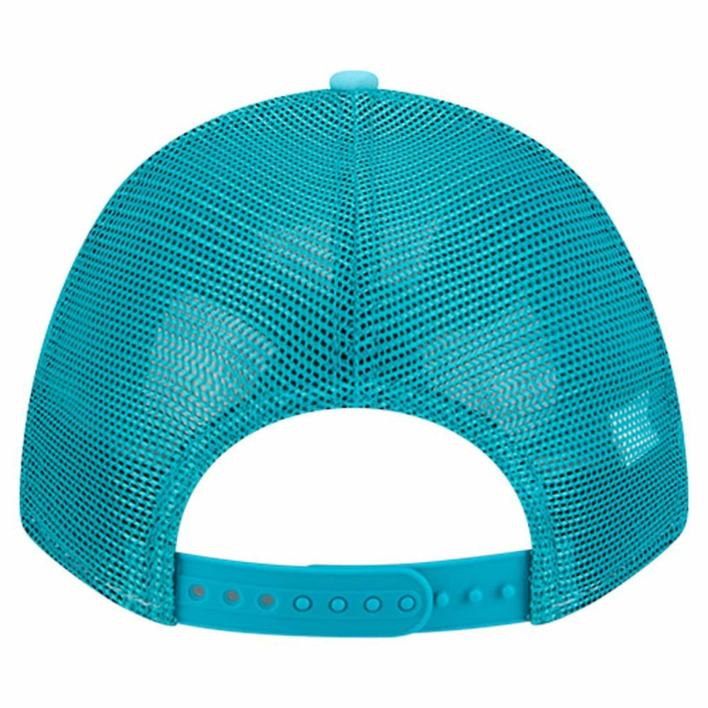 Miami Dolphins New Era Gas Station 9FORTY A-Frame M-Crown Adjustable Trucker Hat - Aqua for sale