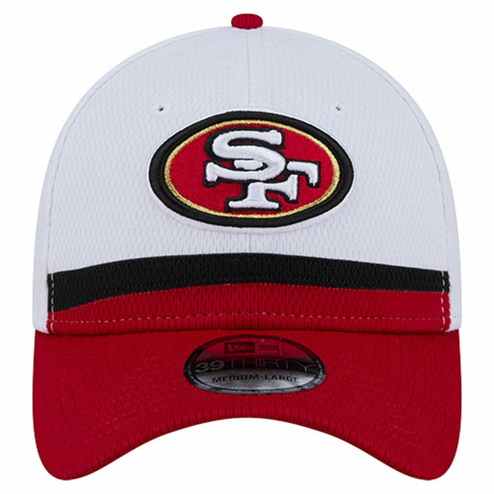 San Francisco 49ers New Era Dashmark Rays 39THIRTY Flex Hat - White/Scarlet online