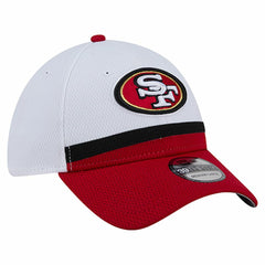 San Francisco 49ers New Era Dashmark Rays 39THIRTY Flex Hat - White/Scarlet online