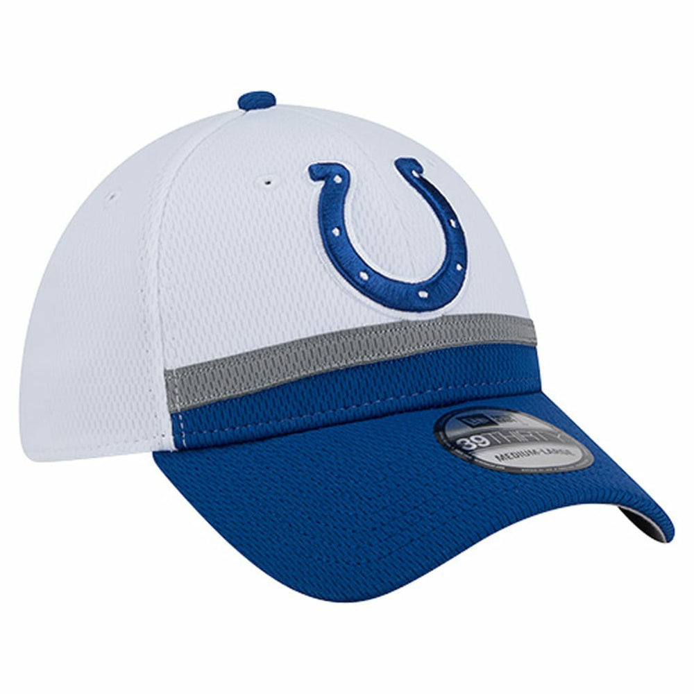 Indianapolis Colts New Era Dashmark Rays 39THIRTY Flex Hat - White/Royal for sale