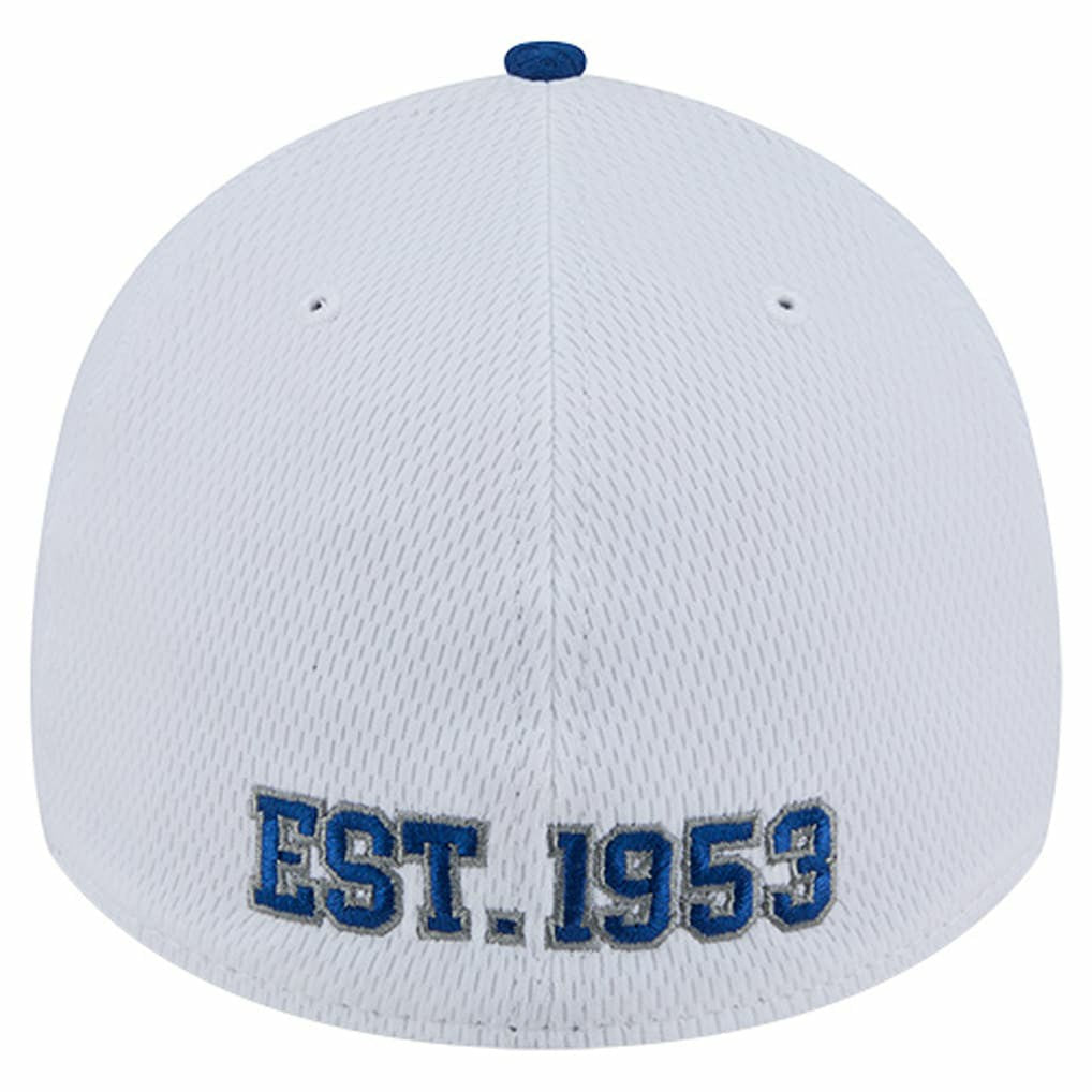 Indianapolis Colts New Era Dashmark Rays 39THIRTY Flex Hat - White/Royal for sale