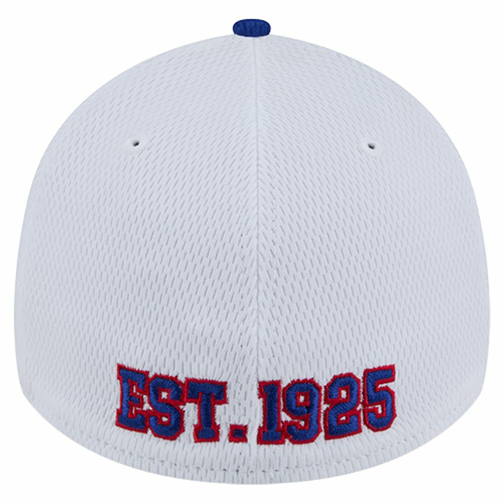 New York Giants New Era Dashmark Rays 39THIRTY Flex Hat - White/Royal outlet