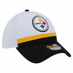 Pittsburgh Steelers New Era Dashmark Rays 39THIRTY Flex Hat - White/Black online