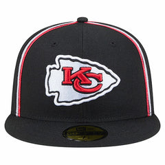 Kansas City Chiefs New Era Soutache 59FIFTY Fitted Hat - Black for sale