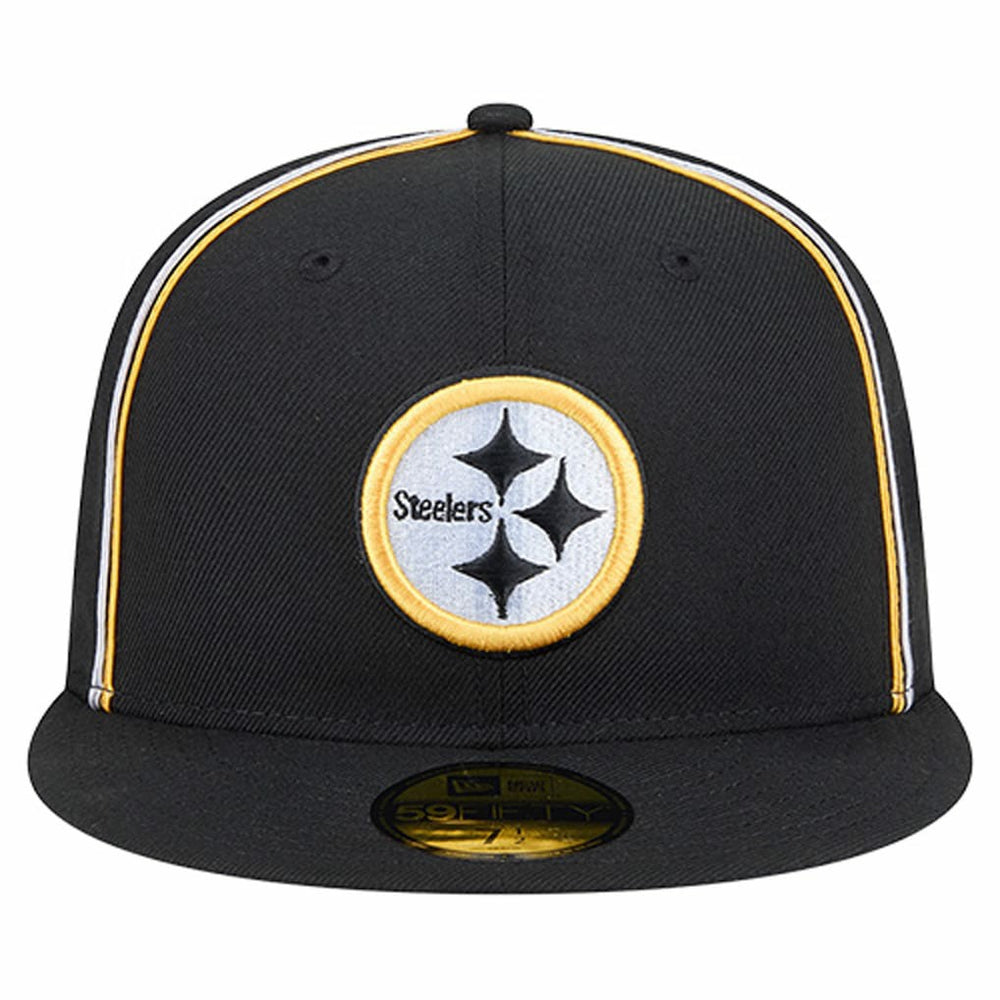 Pittsburgh Steelers New Era Soutache 59FIFTY Fitted Hat - Black sale