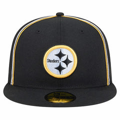 Pittsburgh Steelers New Era Soutache 59FIFTY Fitted Hat - Black sale