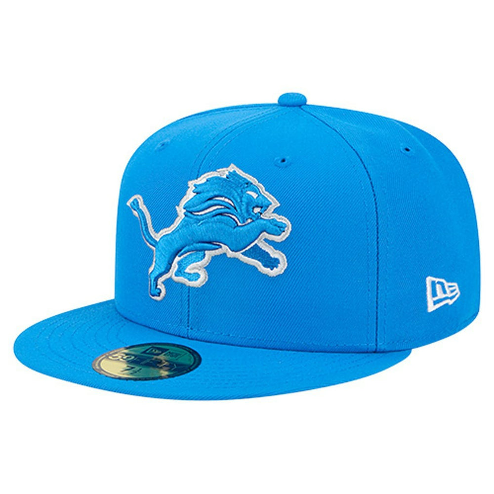 Detroit Lions New Era Group Chat 59FIFTY Fitted Hat - Blue discount