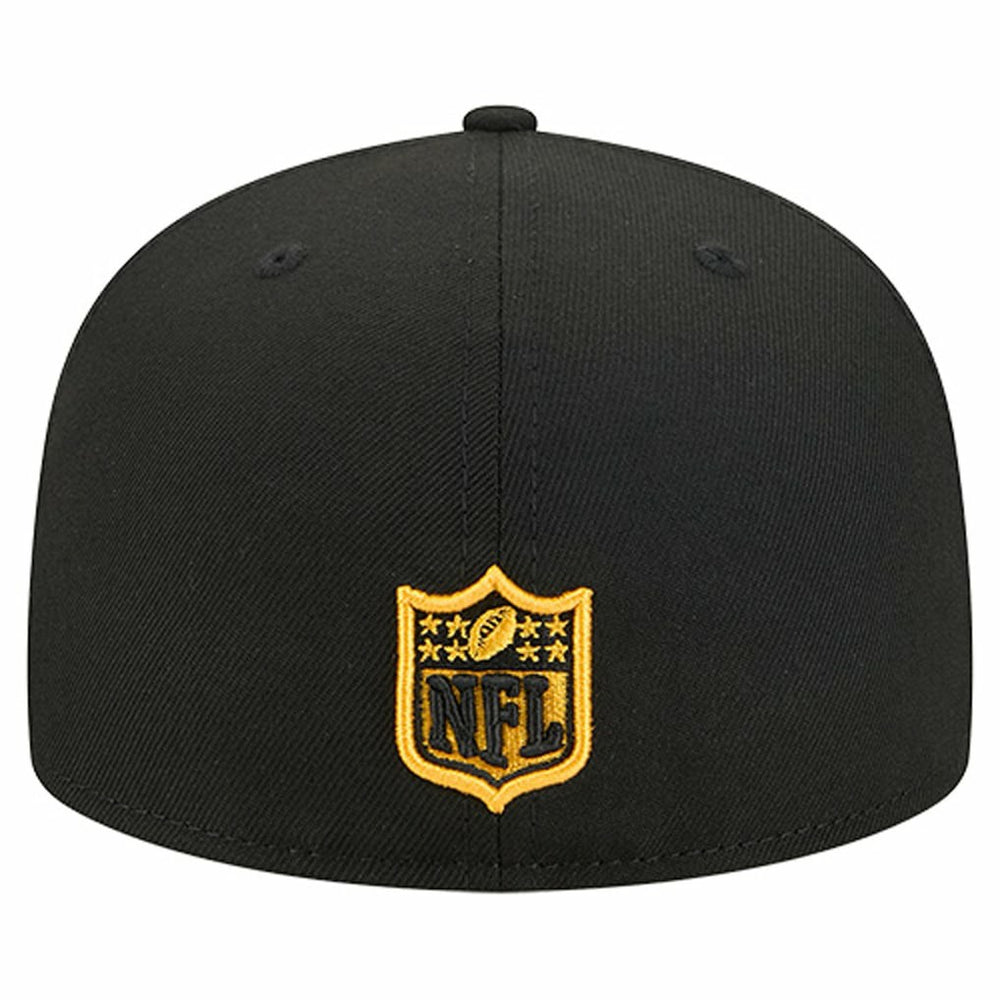 Pittsburgh Steelers New Era Group Chat 59FIFTY Fitted Hat - Black for sale