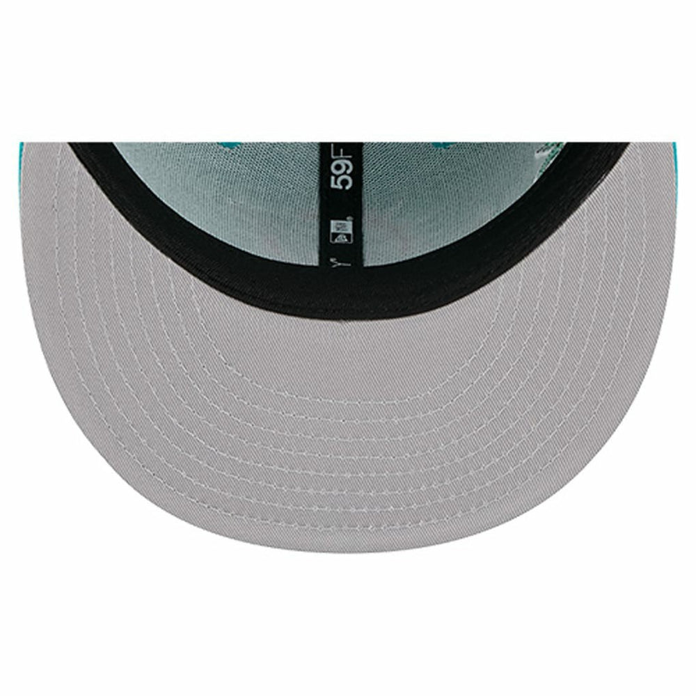 Miami Dolphins New Era Group Chat 59FIFTY Fitted Hat - Aqua sale