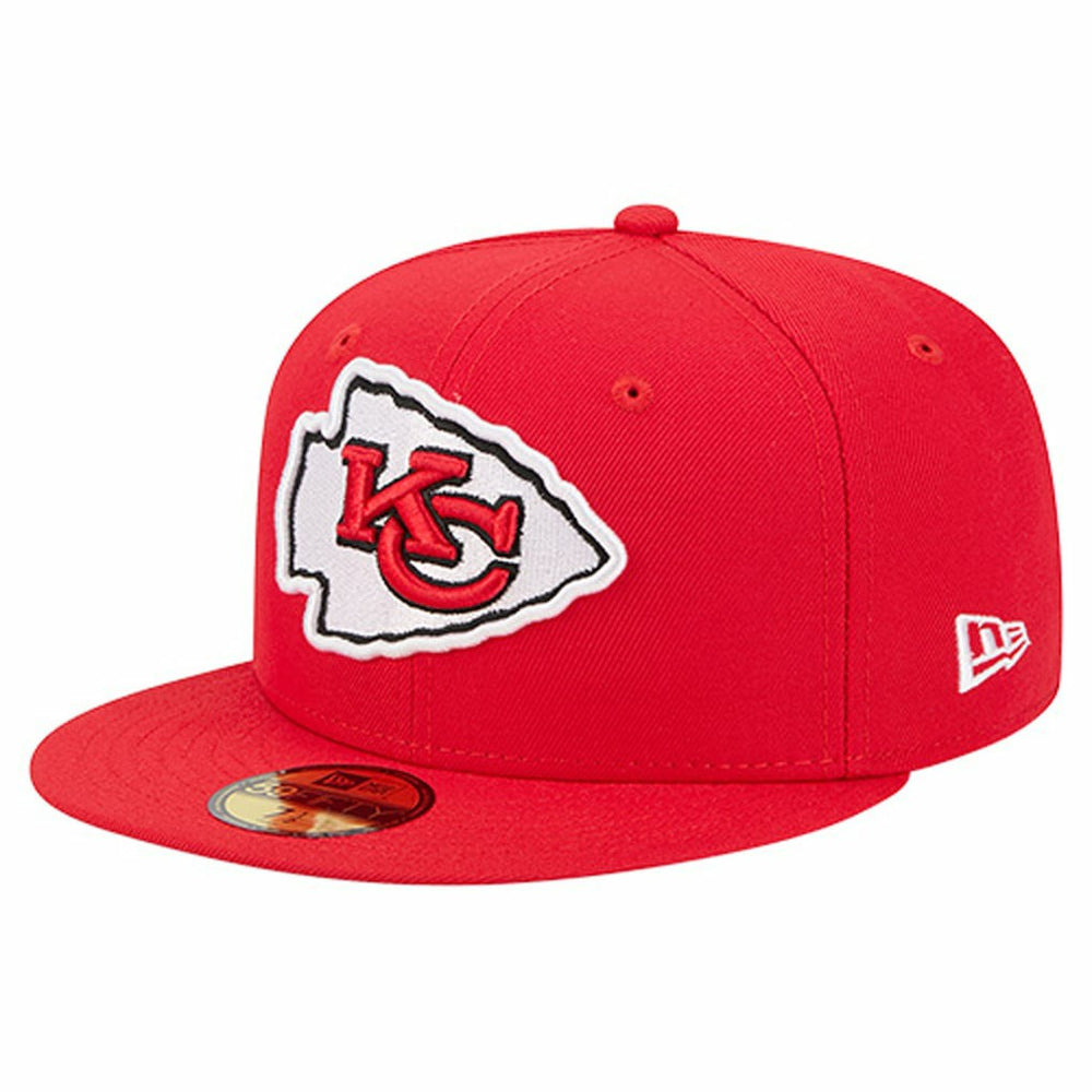 Kansas City Chiefs New Era Group Chat 59FIFTY Fitted Hat - Red for sale