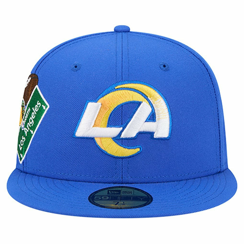Los Angeles Rams New Era Group Chat 59FIFTY Fitted Hat - Royal discount