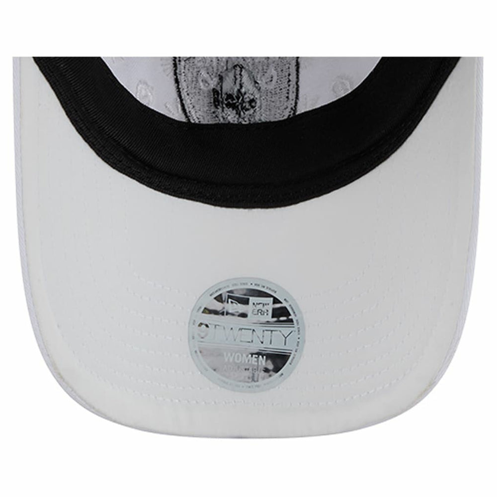 Las Vegas Raiders New Era Women's Floral 9TWENTY Adjustable Hat - White discount