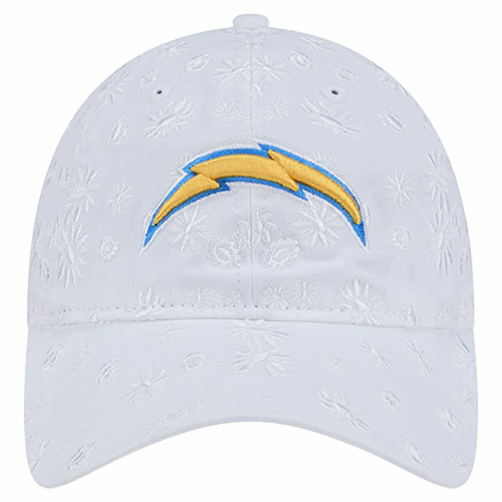 Los Angeles Chargers New Era Women's Floral 9TWENTY Adjustable Hat - White outlet
