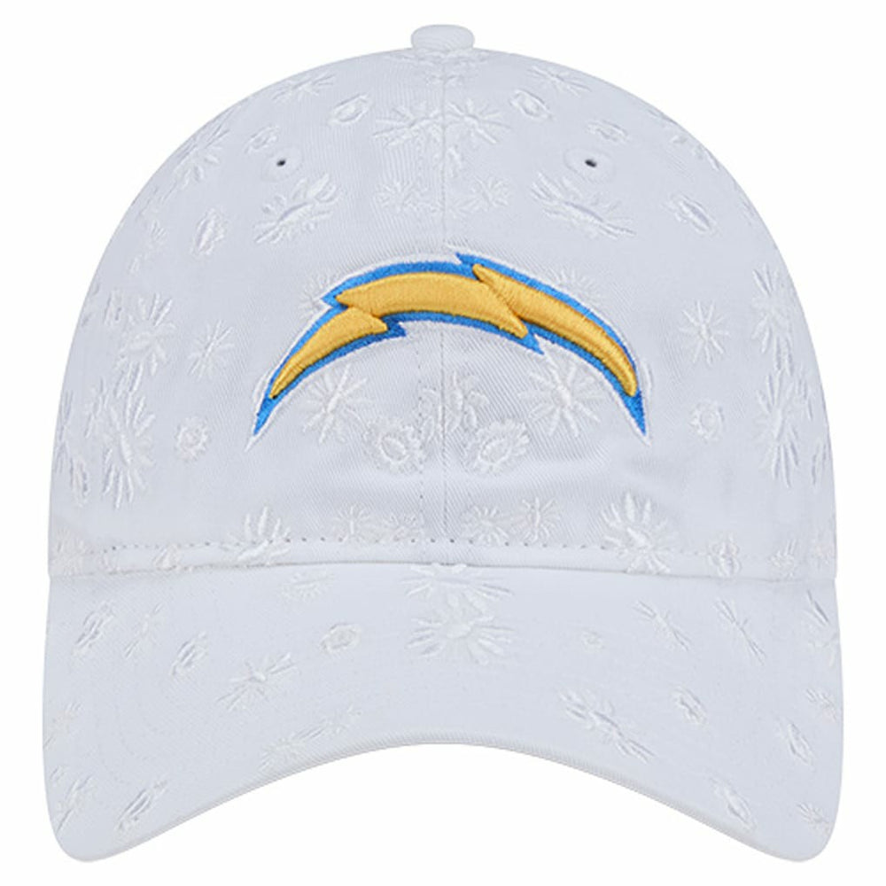 Los Angeles Chargers New Era Women's Floral 9TWENTY Adjustable Hat - White outlet