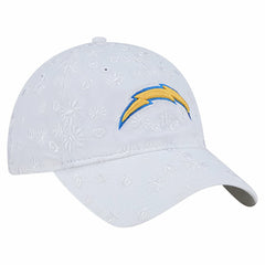Los Angeles Chargers New Era Women's Floral 9TWENTY Adjustable Hat - White outlet