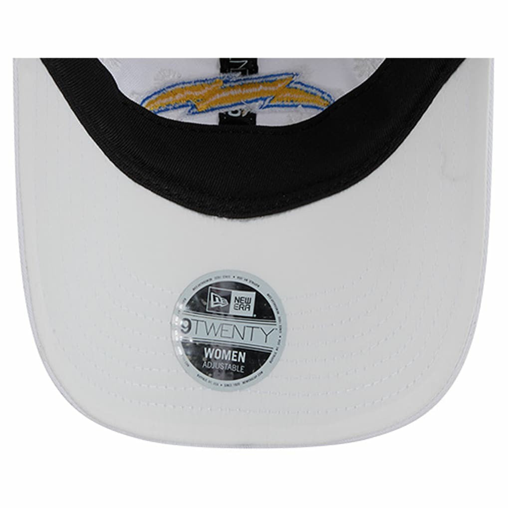 Los Angeles Chargers New Era Women's Floral 9TWENTY Adjustable Hat - White outlet