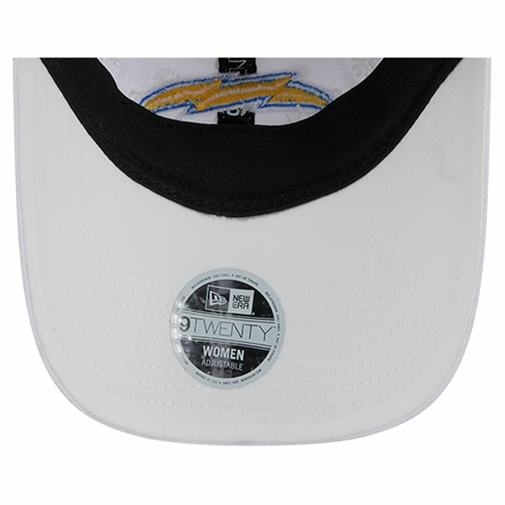 Los Angeles Chargers New Era Women's Floral 9TWENTY Adjustable Hat - White outlet