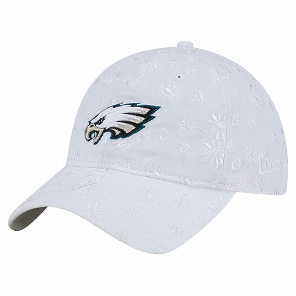 Philadelphia Eagles New Era Women's Floral 9TWENTY Adjustable Hat - White outlet