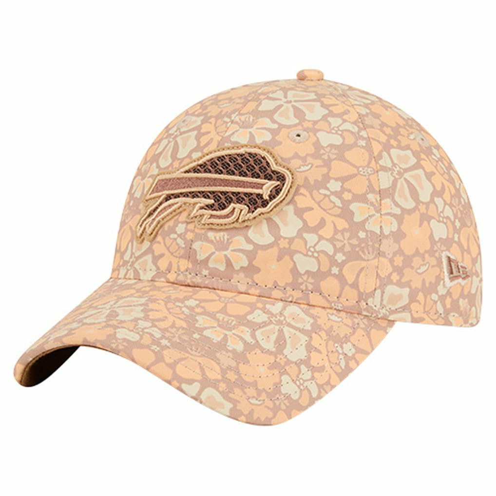 Buffalo Bills New Era Women's Floral 9TWENTY Adjustable Hat - Tan sale