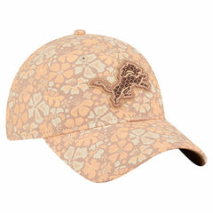 Detroit Lions New Era Women's Floral 9TWENTY Adjustable Hat - Tan cheap