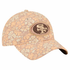 San Francisco 49ers New Era Women's Floral 9TWENTY Adjustable Hat - Tan sale