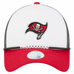 Tampa Bay Buccaneers New Era Women's Friendship Bracelet 9FORTY Adjustable Hat - White/Red discount