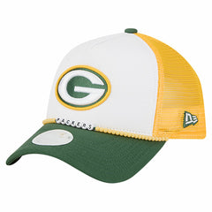 Green Bay Packers New Era Women's Friendship Bracelet 9FORTY Adjustable Hat - White/Green outlet
