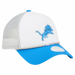 Detroit Lions New Era Women's Friendship Bracelet 9FORTY Adjustable Hat - White/Blue discount