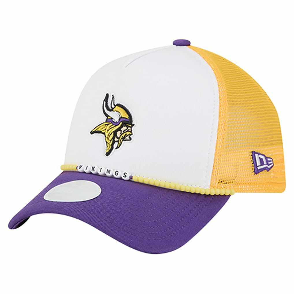 Minnesota Vikings New Era Women's Friendship Bracelet 9FORTY Adjustable Hat - White/Purple online
