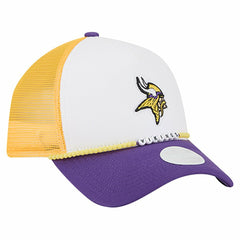 Minnesota Vikings New Era Women's Friendship Bracelet 9FORTY Adjustable Hat - White/Purple online