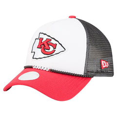 Kansas City Chiefs New Era Women's Friendship Bracelet 9FORTY Adjustable Hat - White/Red online
