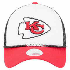 Kansas City Chiefs New Era Women's Friendship Bracelet 9FORTY Adjustable Hat - White/Red online