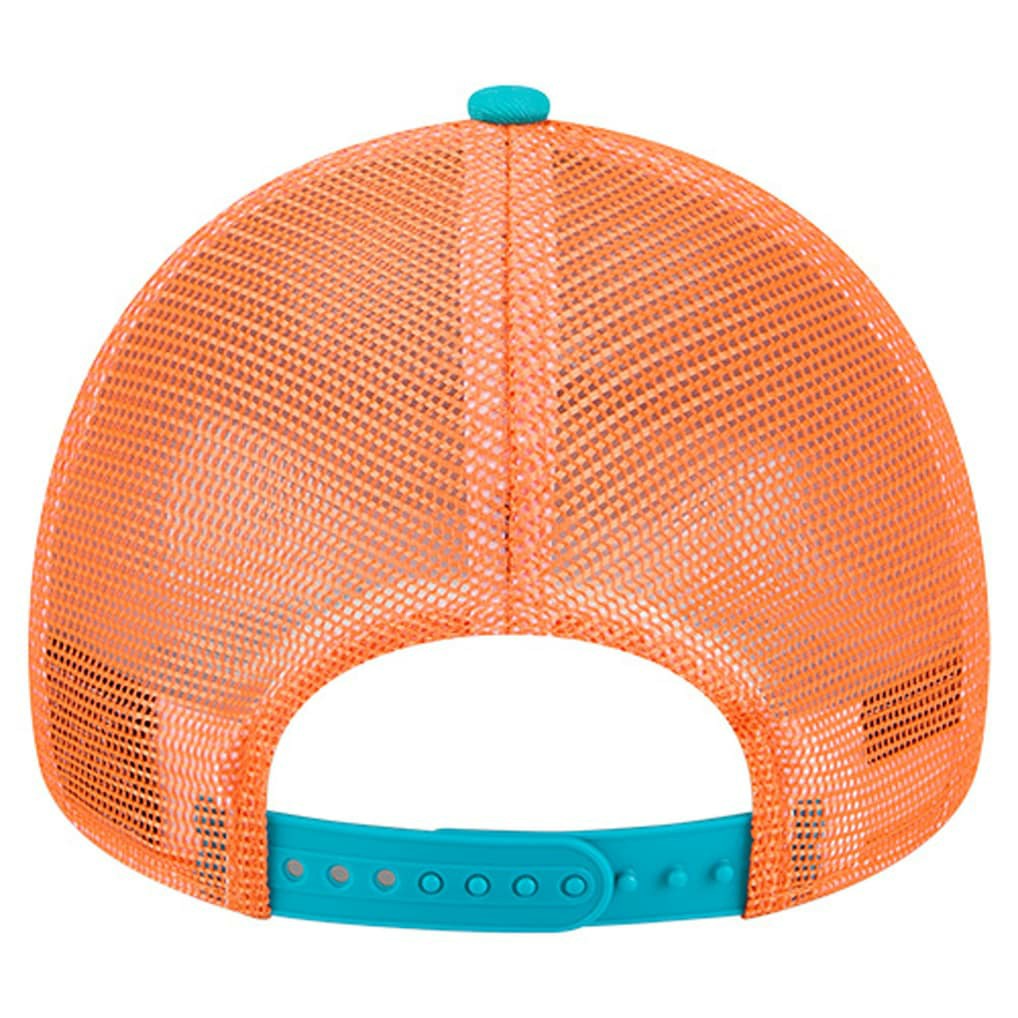 Miami Dolphins New Era Women's Friendship Bracelet 9FORTY Adjustable Hat - White/Aqua sale