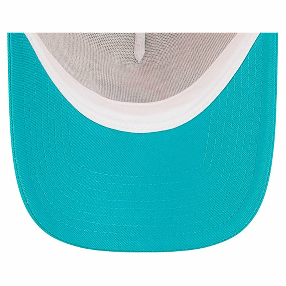 Miami Dolphins New Era Women's Friendship Bracelet 9FORTY Adjustable Hat - White/Aqua sale