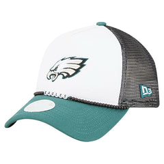 Philadelphia Eagles New Era Women's Friendship Bracelet 9FORTY Adjustable Hat - White/Midnight Green outlet