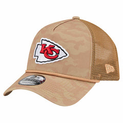 Kansas City Chiefs New Era Wheat Camo 9FORTY Adjustable Hat - Tan online