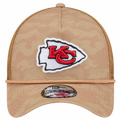 Kansas City Chiefs New Era Wheat Camo 9FORTY Adjustable Hat - Tan online
