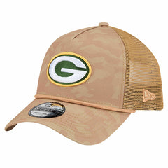 Green Bay Packers New Era Wheat Camo 9FORTY Adjustable Hat - Tan sale