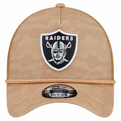 Las Vegas Raiders New Era Wheat Camo 9FORTY Adjustable Hat - Tan for sale