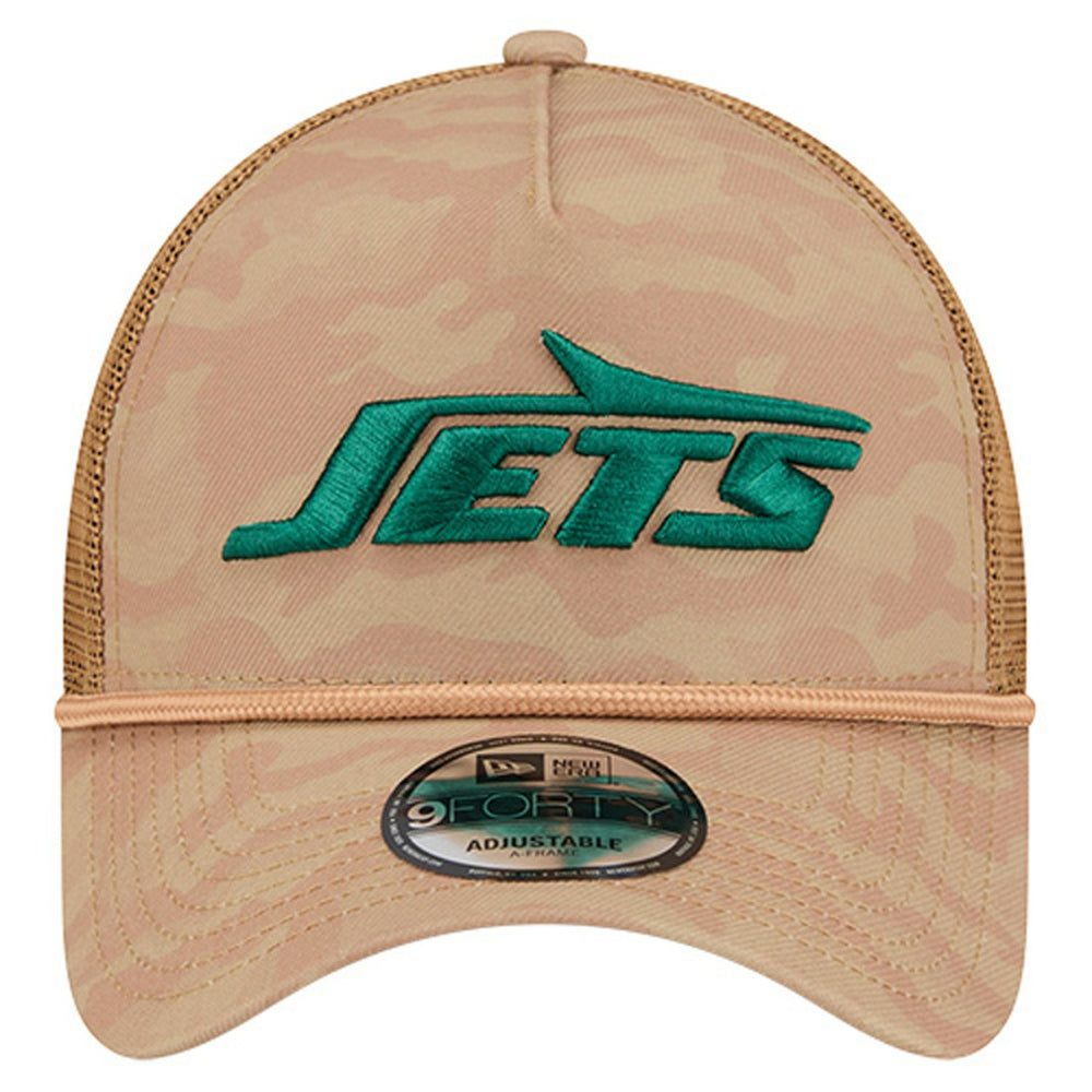 New York Jets New Era Wheat Camo 9FORTY Adjustable Hat - Tan online