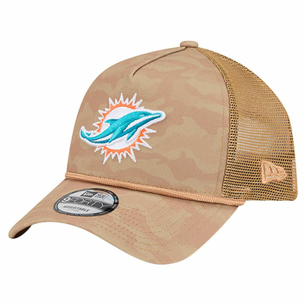 Miami Dolphins New Era Wheat Camo 9FORTY Adjustable Hat - Tan online