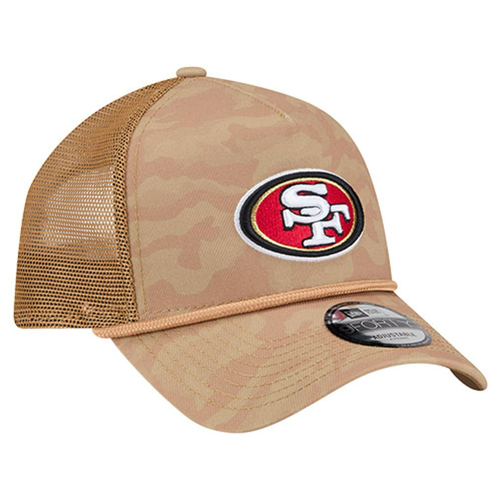 San Francisco 49ers New Era Wheat Camo 9FORTY Adjustable Hat - Tan cheap