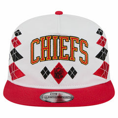 Kansas City Chiefs New Era Argyle 19TWENTY Adjustable Hat - White cheap