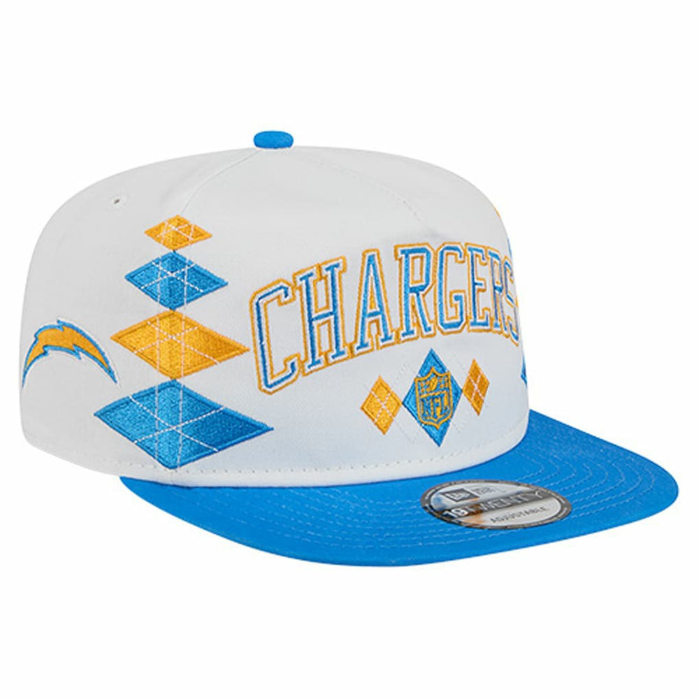 Los Angeles Chargers New Era Argyle 19TWENTY Adjustable Hat - White discount
