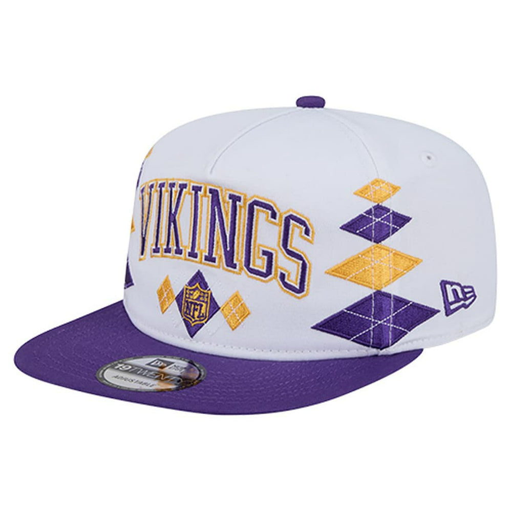 Minnesota Vikings New Era Argyle 19TWENTY Adjustable Hat - White cheap