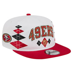 San Francisco 49ers New Era Argyle 19TWENTY Adjustable Hat - White cheap
