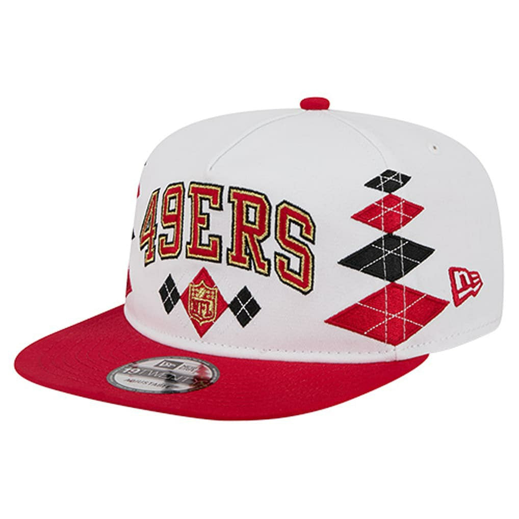 San Francisco 49ers New Era Argyle 19TWENTY Adjustable Hat - White cheap