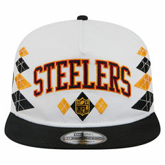 Pittsburgh Steelers New Era Argyle 19TWENTY Adjustable Hat - White cheap