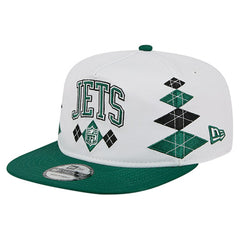 New York Jets New Era Argyle 19TWENTY Adjustable Hat - White discount