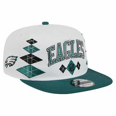 Philadelphia Eagles New Era Argyle 19TWENTY Adjustable Hat - White discount
